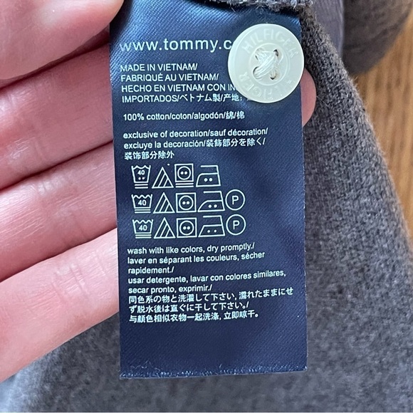 NEW Tommy Hilfiger Mens Basic Polo Gray Size XXL NWT - Picture 5 of 5